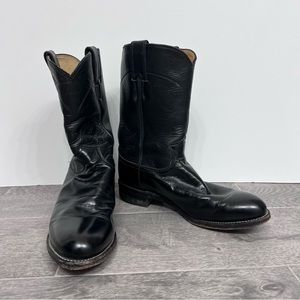 Justin Boots Men’s Black Size 7.5